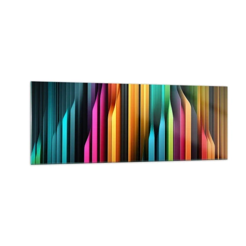 Obraz na skle - Svetelný organ - 140x50 cm