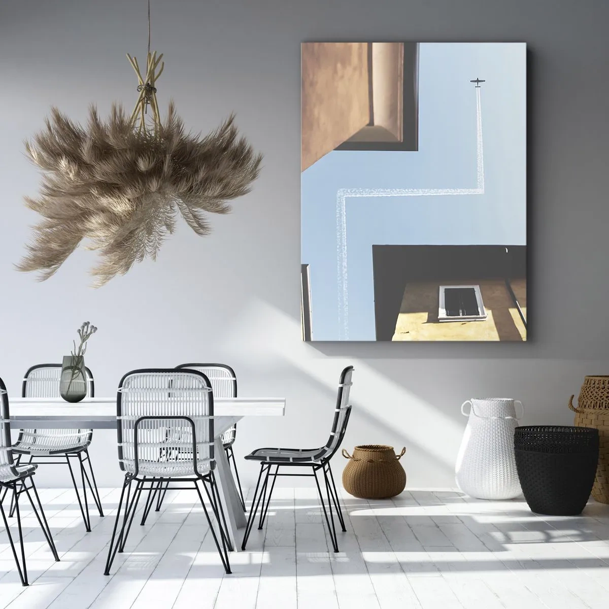 Obraz na plátne - Nad mestským labyrintom - 65x120 cm