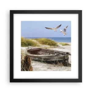 Plagát v čiernom ráme - Vetrom ožiarené - 30x30 cm