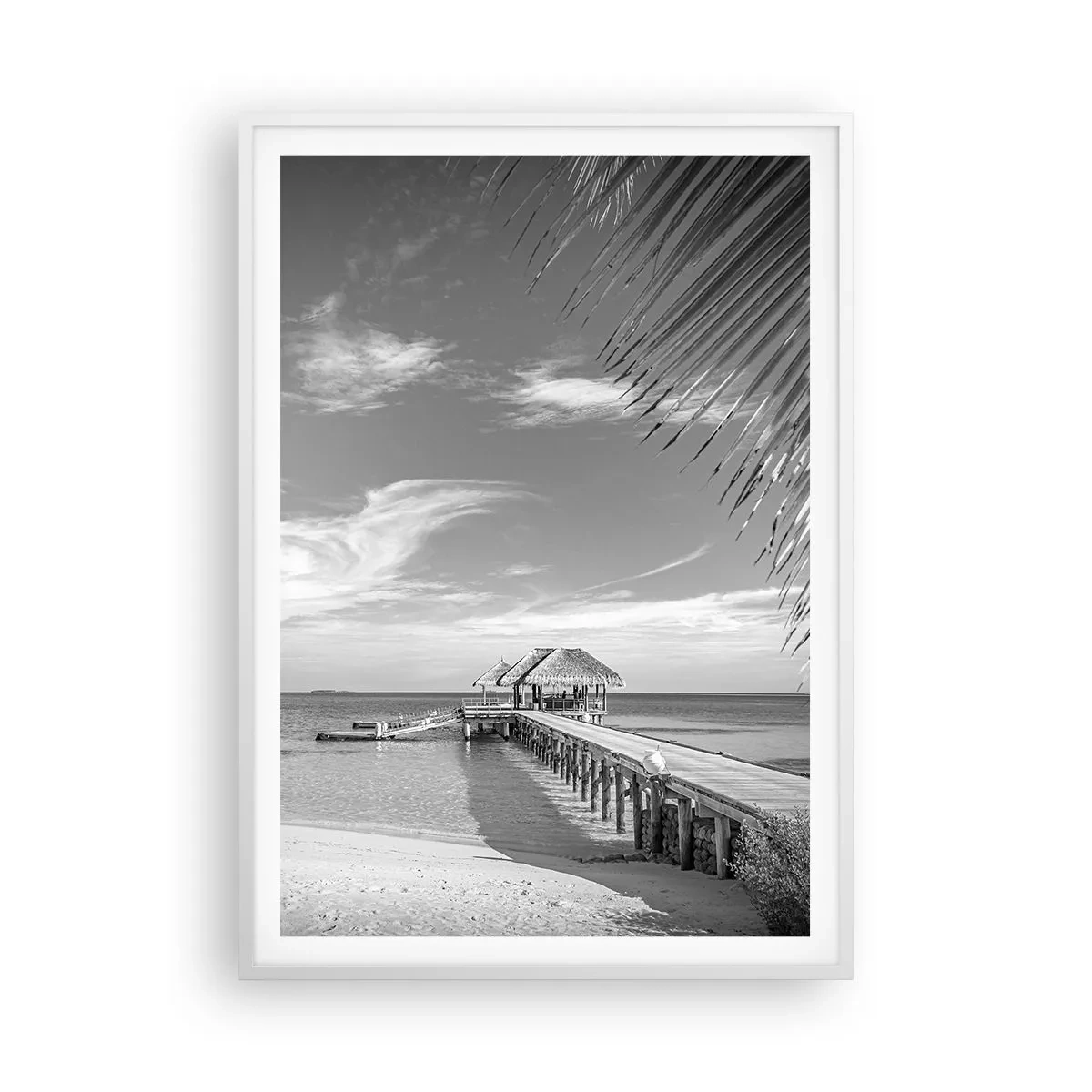 Plagát v bielom ráme - Spomienka alebo sen? - 70x100 cm