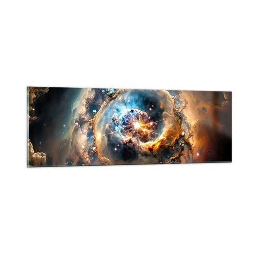 Obraz na skle - Začiatok - 90x30 cm