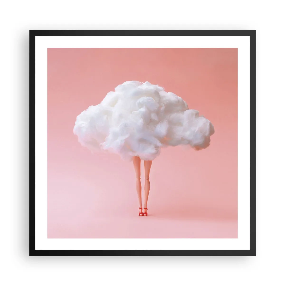 Plagát v čiernom ráme - Sladký sľub - 60x60 cm