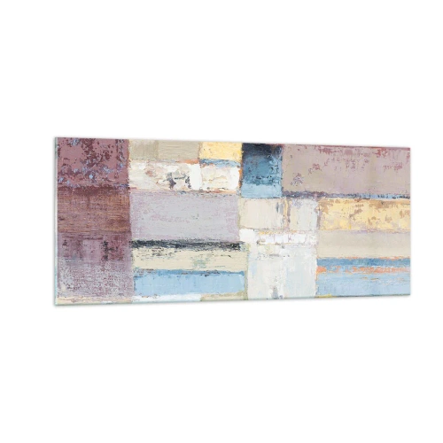 Obraz na skle - Kľud geometrie - 100x40 cm