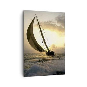 Obraz na plátne - S vetrom a proti vetru - 70x100 cm