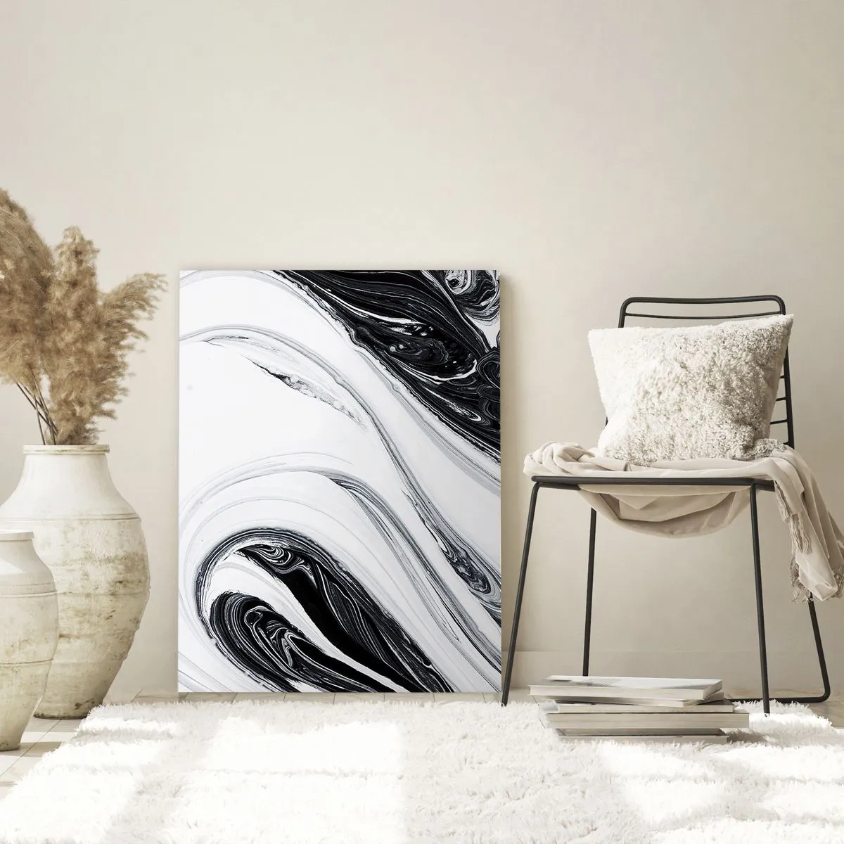 Obraz na skle - Spojenie protikladov - 50x70 cm