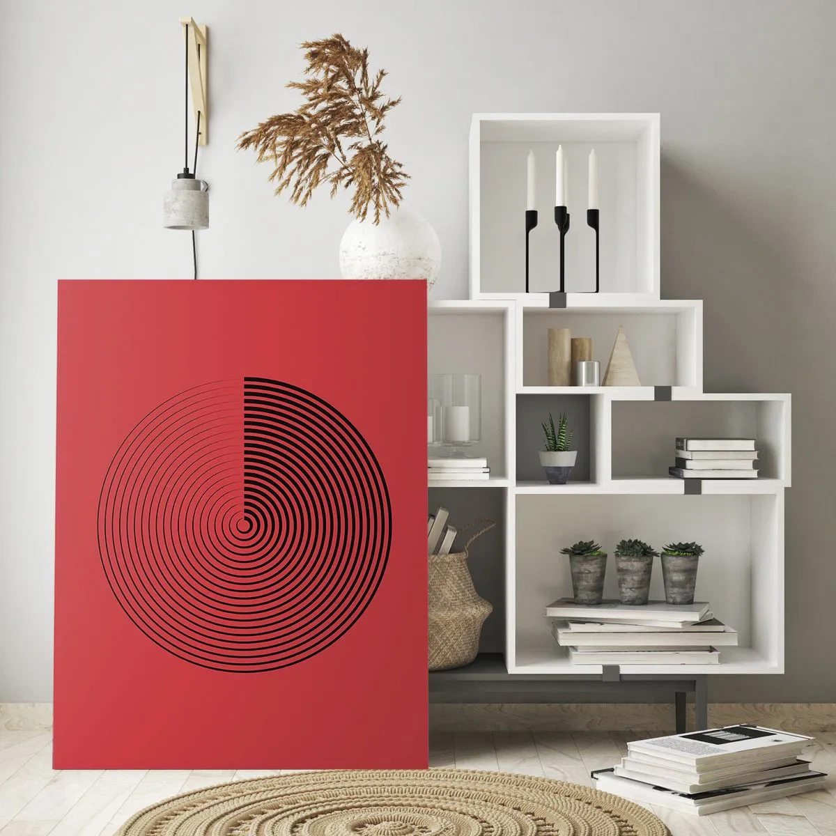 Obraz na skle - Kruhový pohyb - 70x100 cm