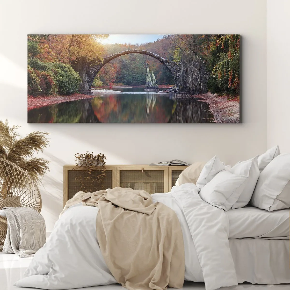Obraz na plátne - Za zrkadlom - 100x40 cm