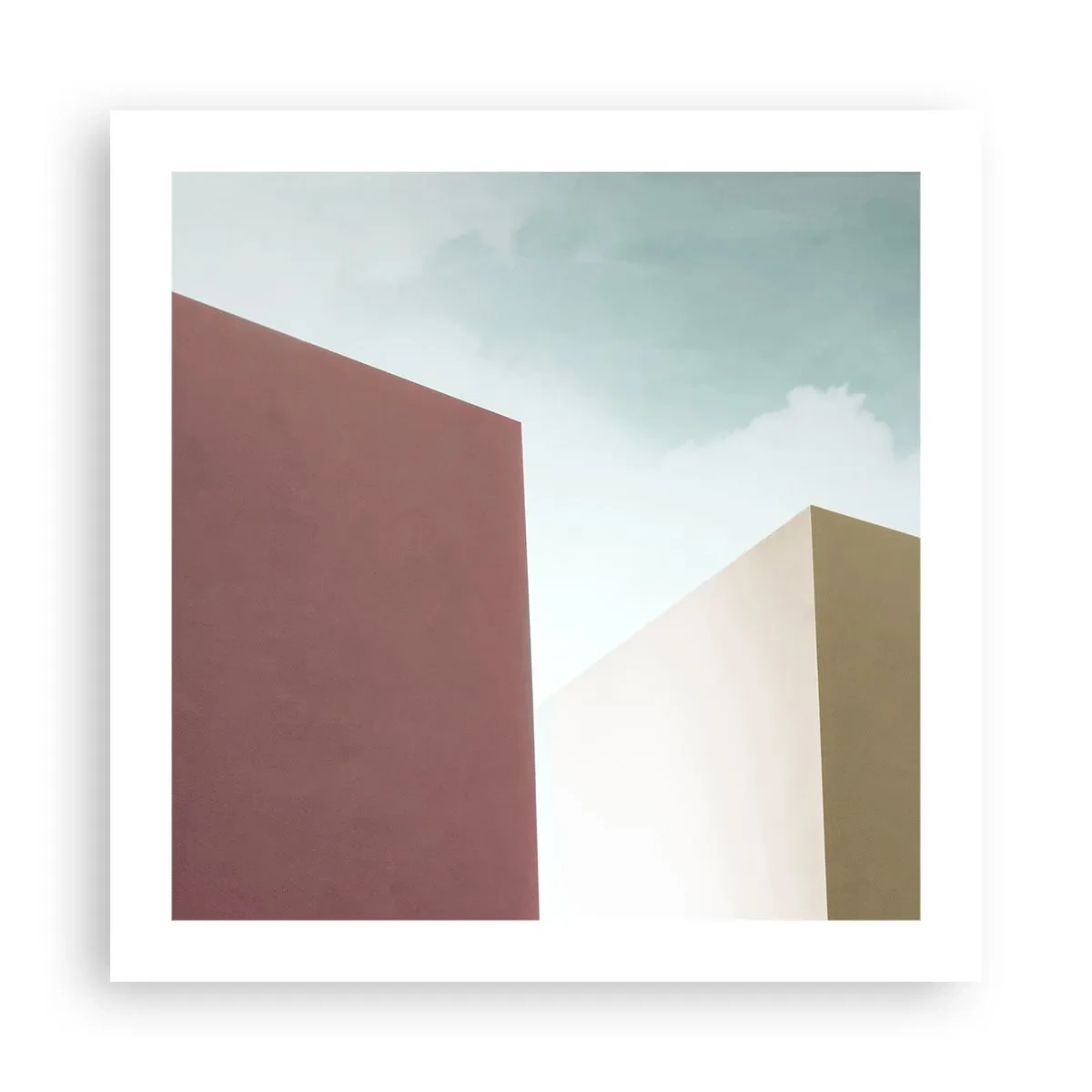 Plagát - Geometria slnečného leta - 50x50 cm