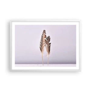 Plagát v bielom ráme - Proti ničote - 70x50 cm