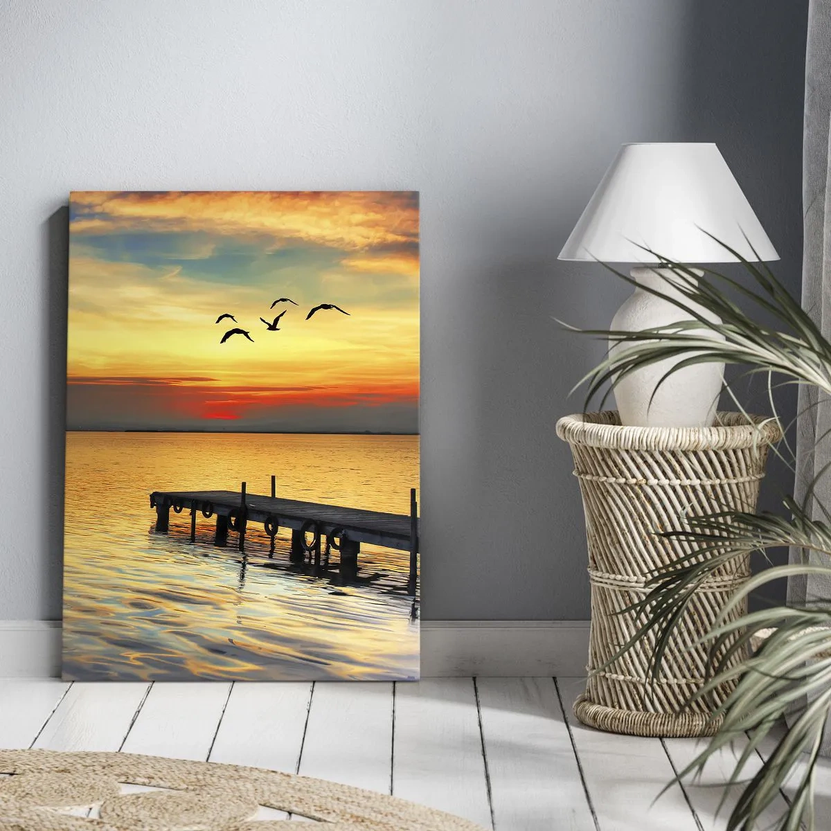 Obraz na plátne - Večerné návraty - 50x70 cm