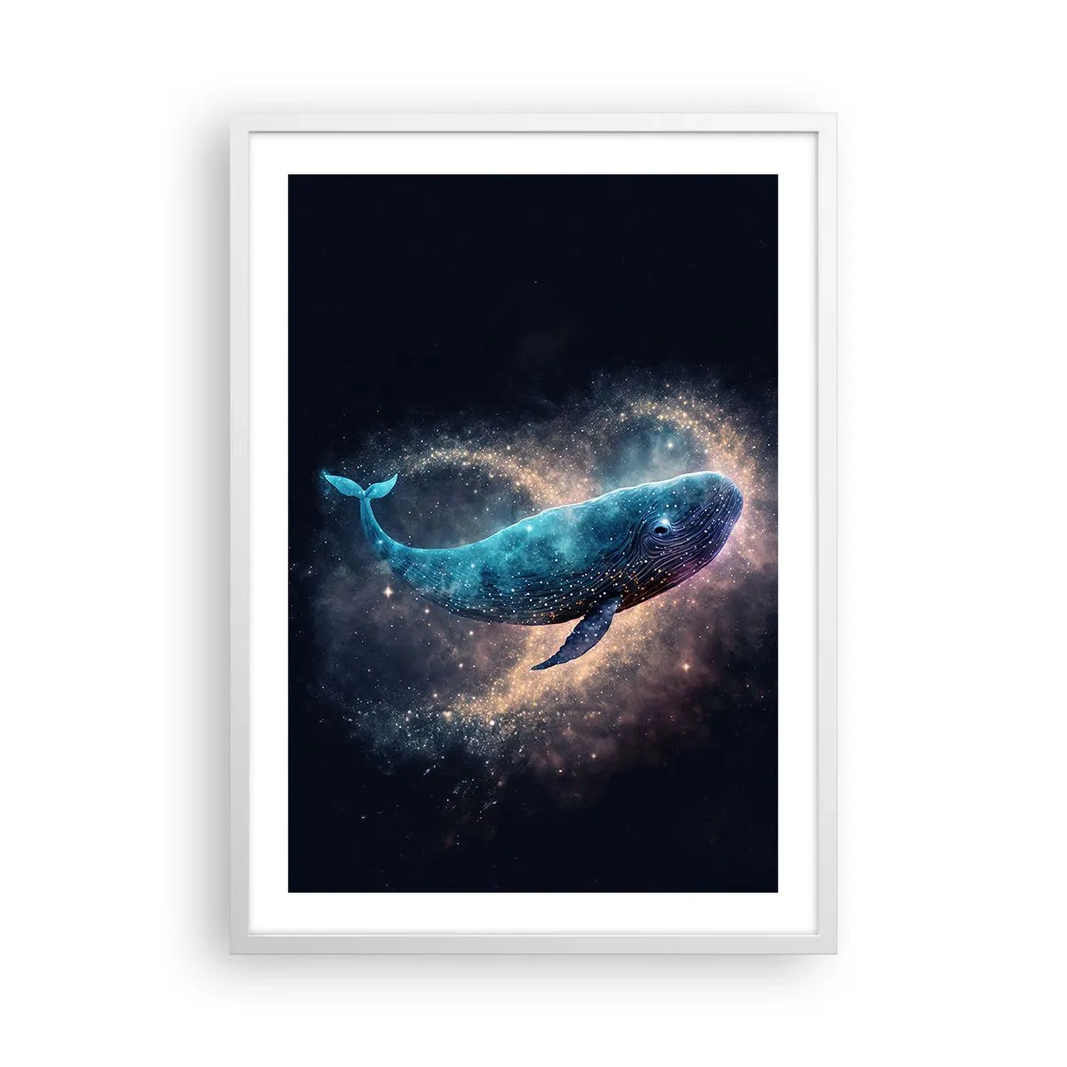 Plagát v bielom ráme - Existuje taký svet… - 50x70 cm