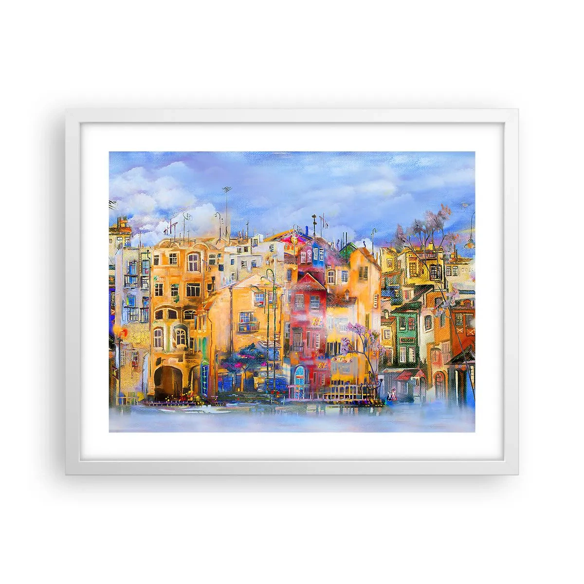 Plagát v bielom ráme - Sme spolu - 50x40 cm