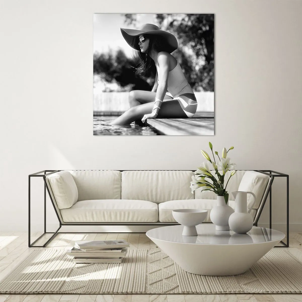 Obraz na skle - Letný sen - 70x70 cm