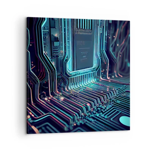 Obraz na plátne - Len tak premýšľam… - 50x50 cm