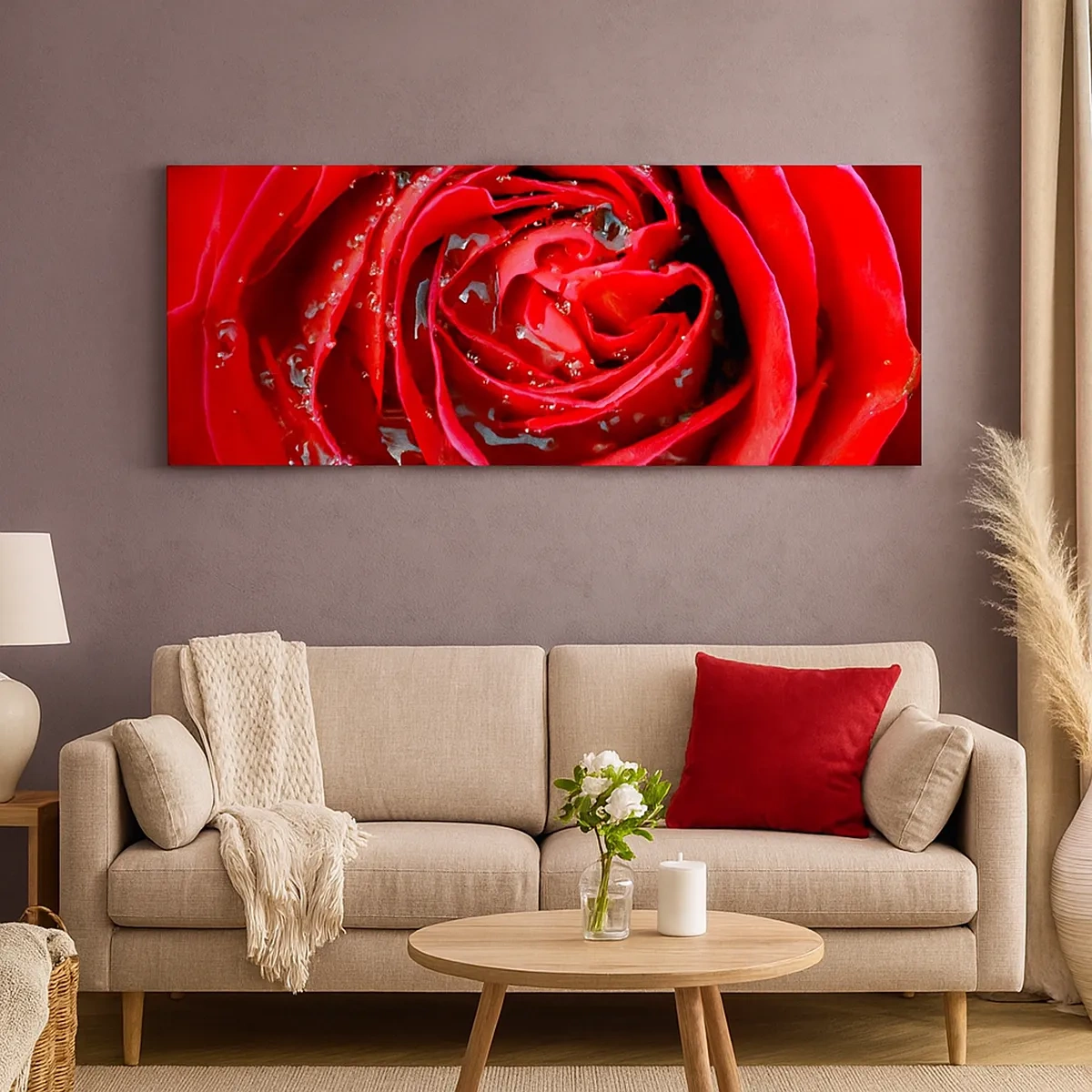 Obraz na plátne - V kvapkách rosy - 30x30 cm