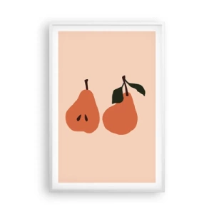 Plagát v bielom ráme - Číra sladkosť - 61x91 cm