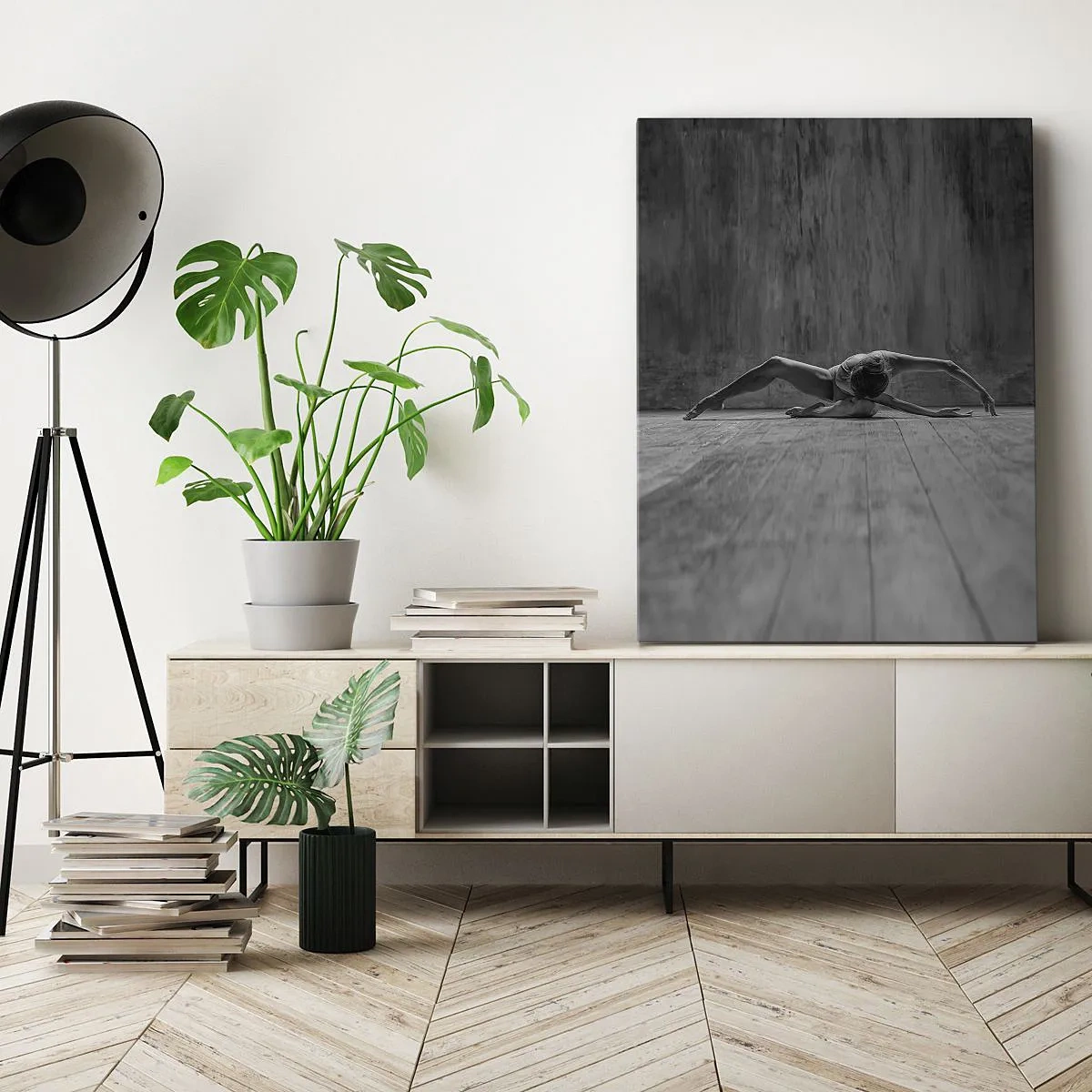 Obraz na plátne - Nájdená symetria - 50x70 cm