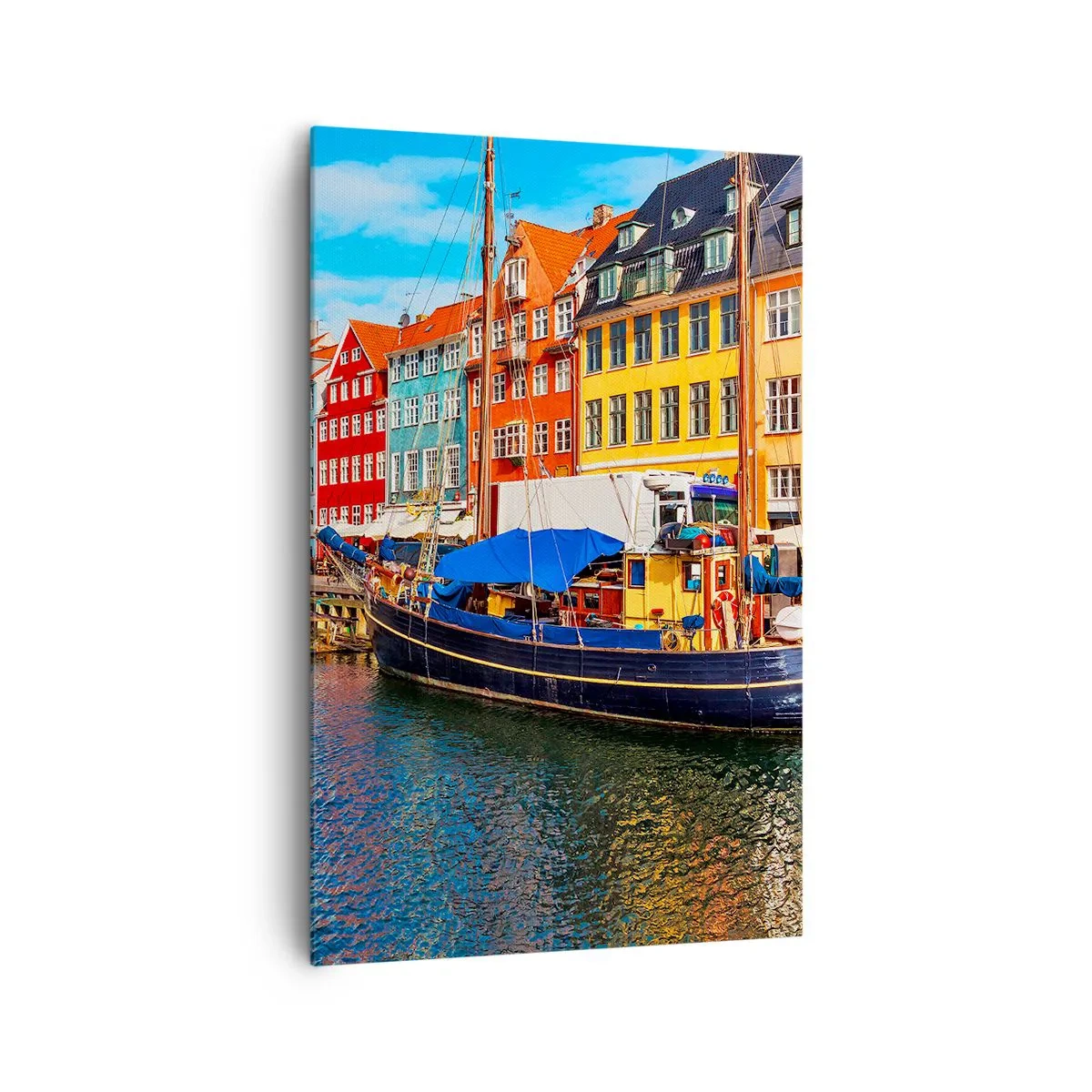 Obraz na plátne - Radostné nábrežie - 80x120 cm