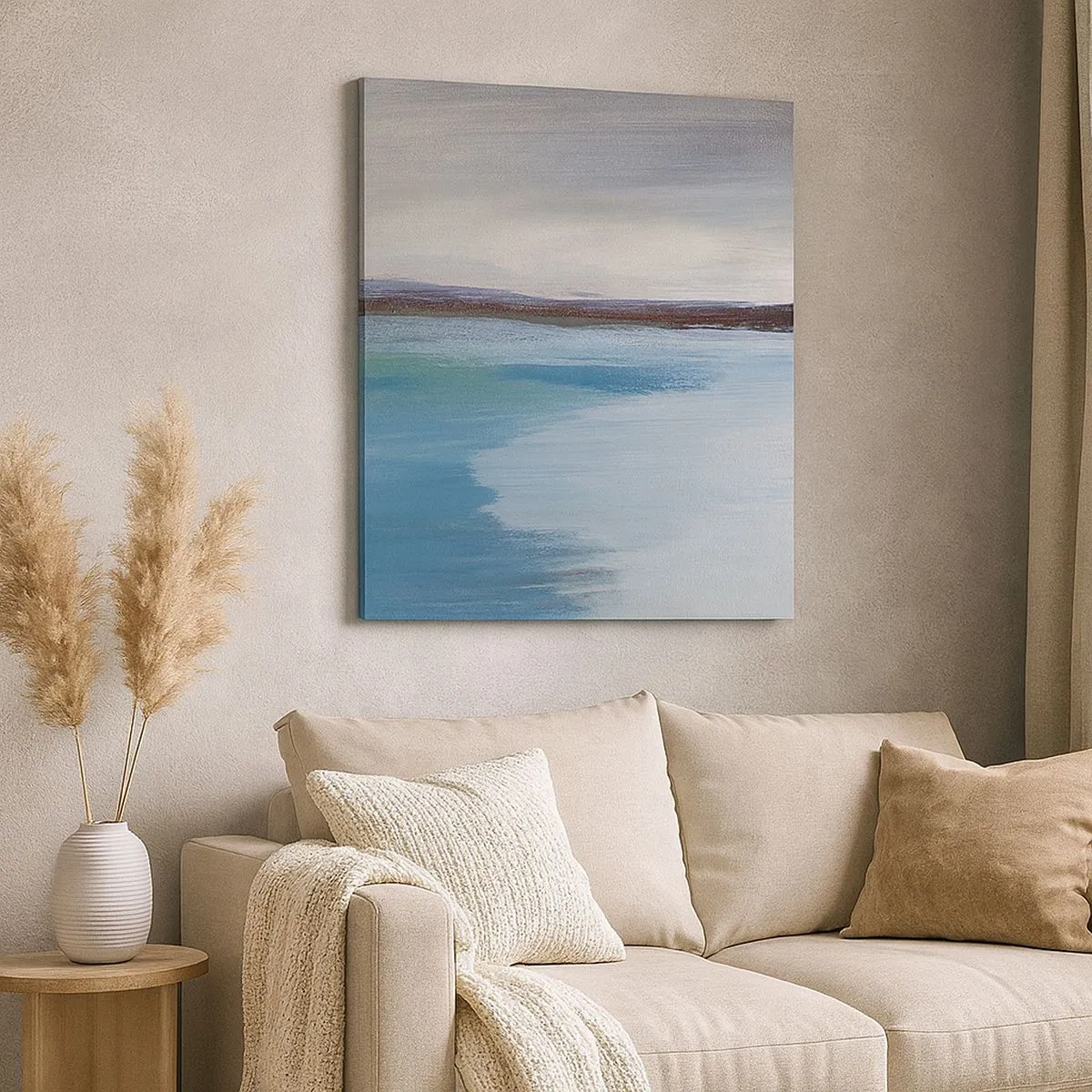 Obraz na plátne - Horizontálna krajina - 30x30 cm