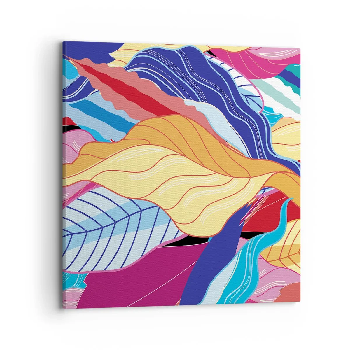 Obraz na plátne - Farebný neporiadok - 70x70 cm