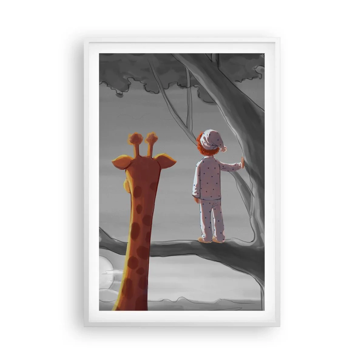 Plagát v bielom ráme - To sa naozaj deje - 61x91 cm