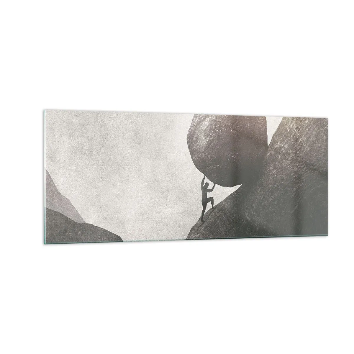 Obraz na skle - Verím, proti všetkej nádeji - 100x40 cm