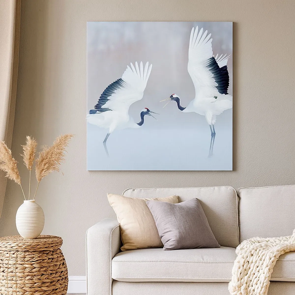 Obraz na plátne - Tanec v hmle - 30x30 cm