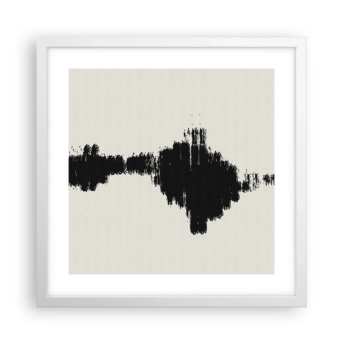 Plagát v bielom ráme - Vibrácie predstavivosti - 40x40 cm