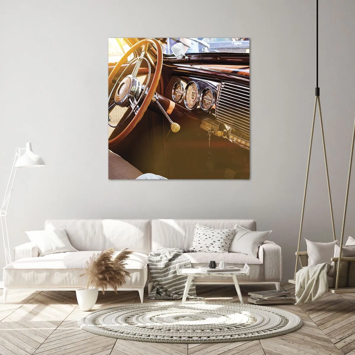 Obraz na plátne - Závan luxusu z minulosti - 60x60 cm