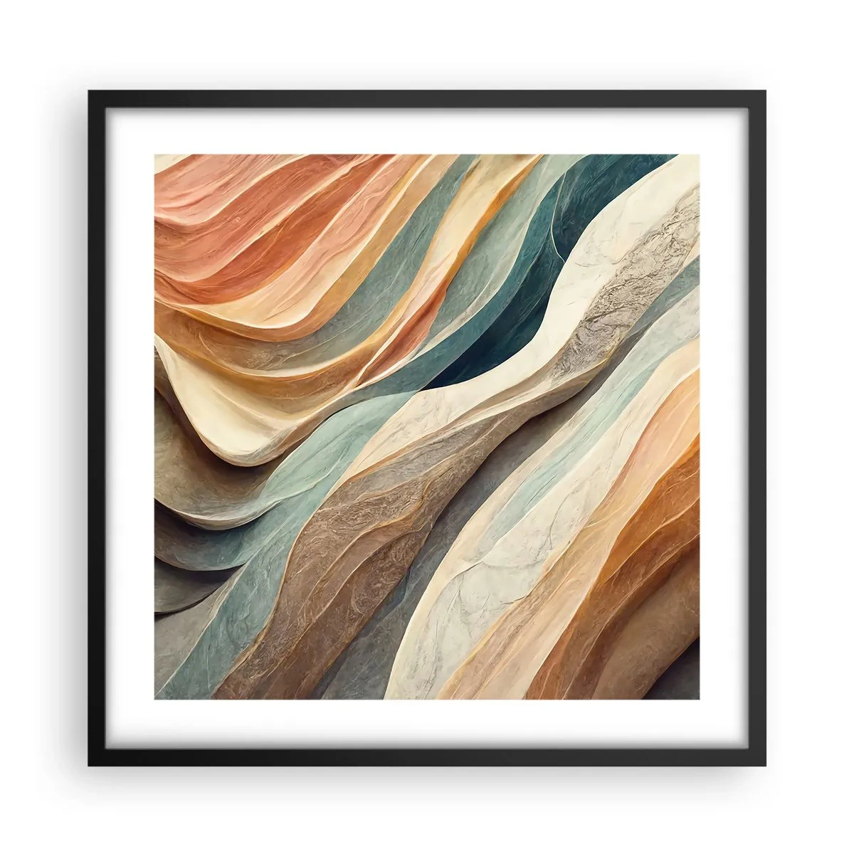 Plagát v čiernom ráme - Okamih pred zmenou - 50x50 cm