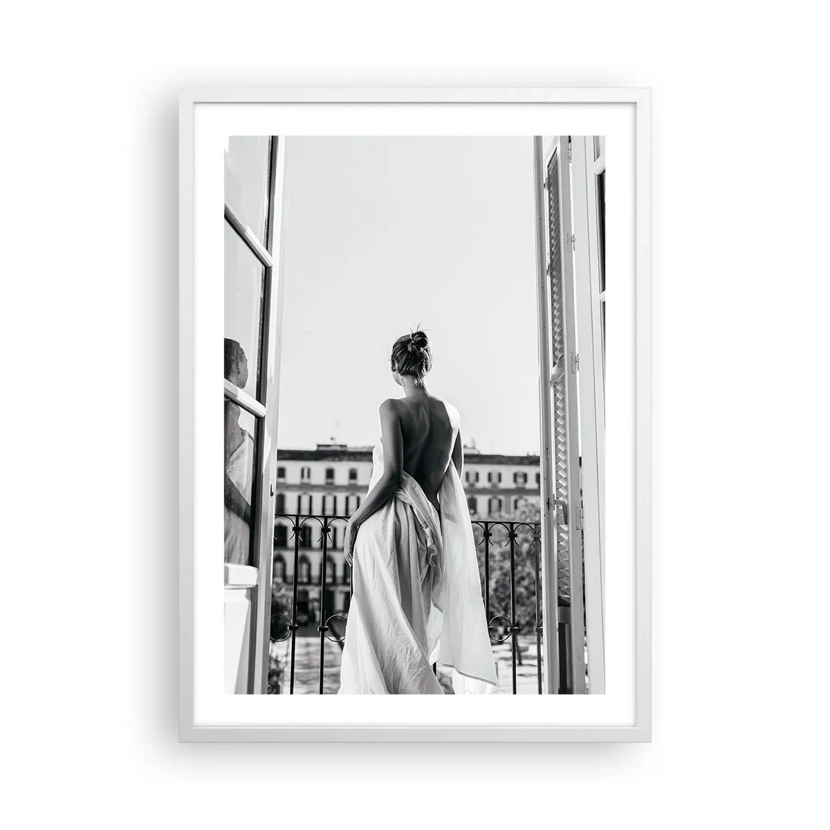 Plagát v bielom ráme - Prebudenie zmyslov - 50x70 cm