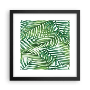 Plagát v čiernom ráme - Pod zeleným baldachýnom - 30x30 cm