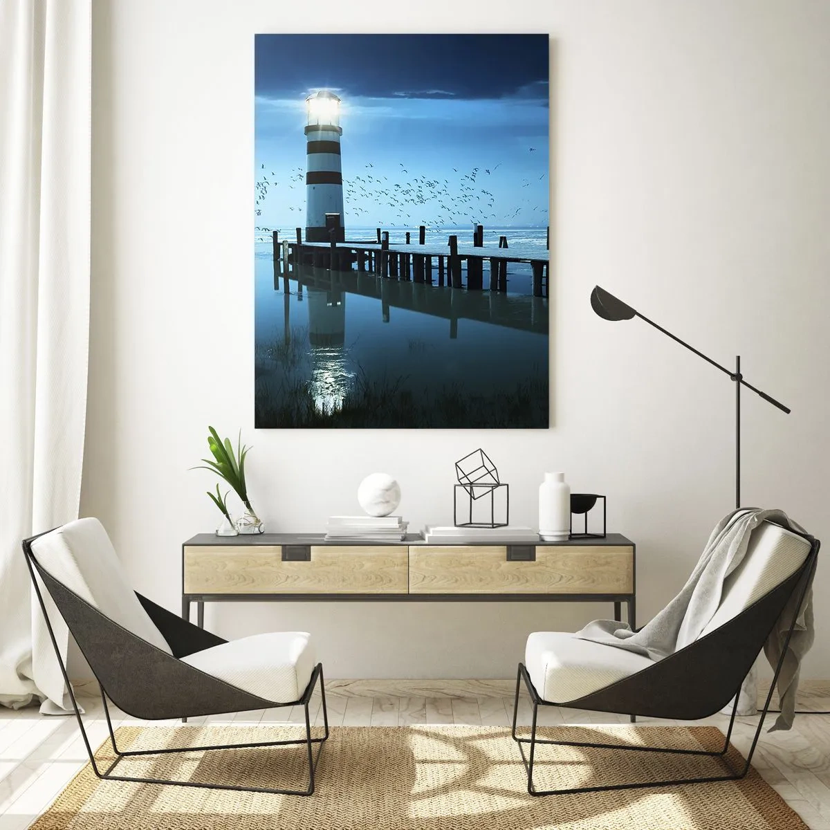 Obraz na skle - A nebojíš sa tmy - 50x70 cm
