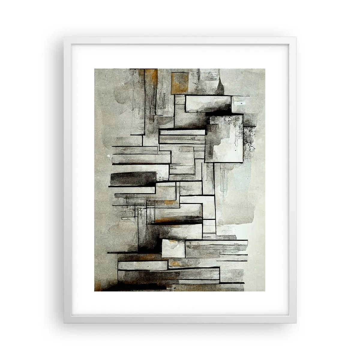 Plagát v bielom ráme - Sila jednoduchosti - 40x50 cm