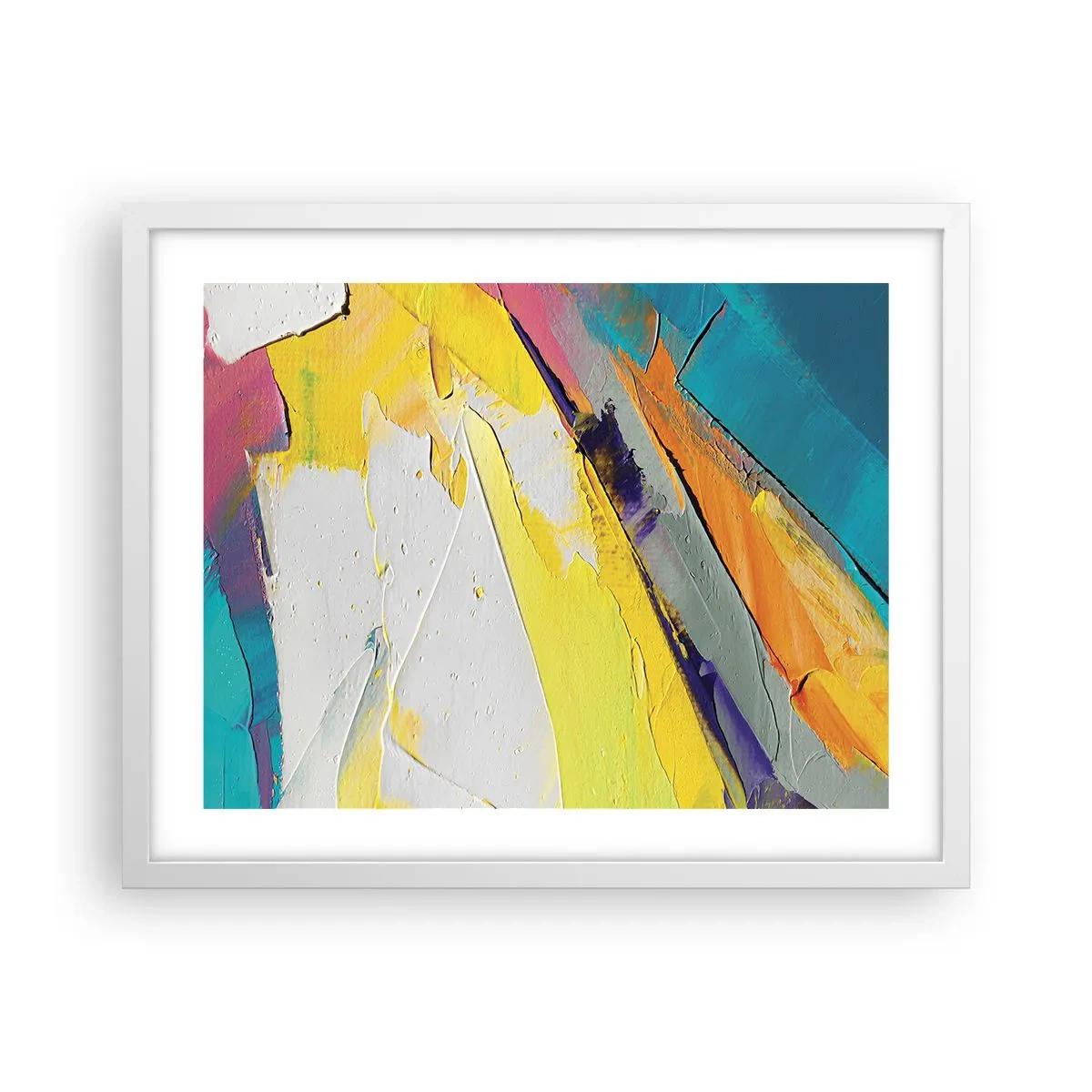 Plagát v bielom ráme - Anatómia svetla - 50x40 cm