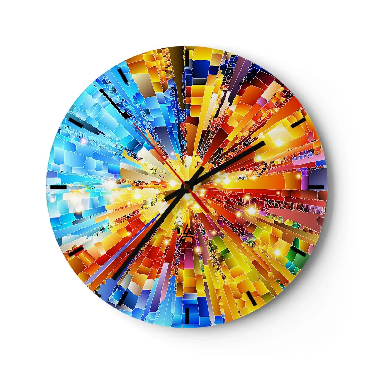 Nástenné hodiny - In medias res - 40x40 cm