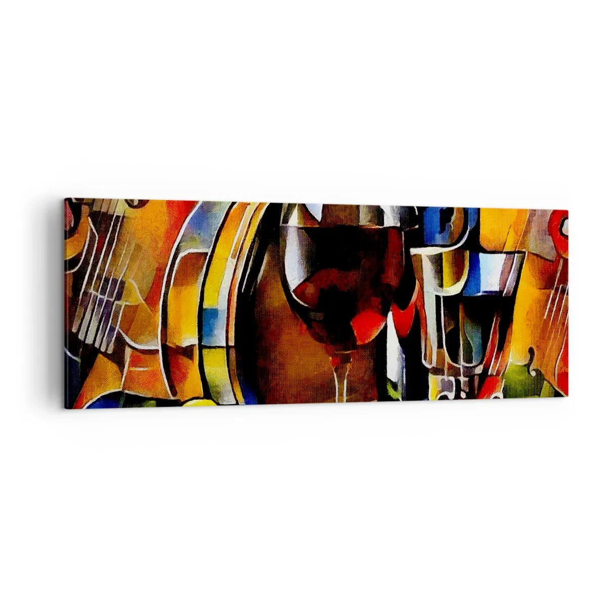 Obraz na plátne - Aj svet dostáva farby - 140x50 cm