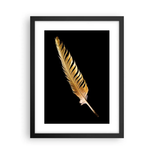 Plagát v čiernom ráme - Krásne pierko… - 30x40 cm