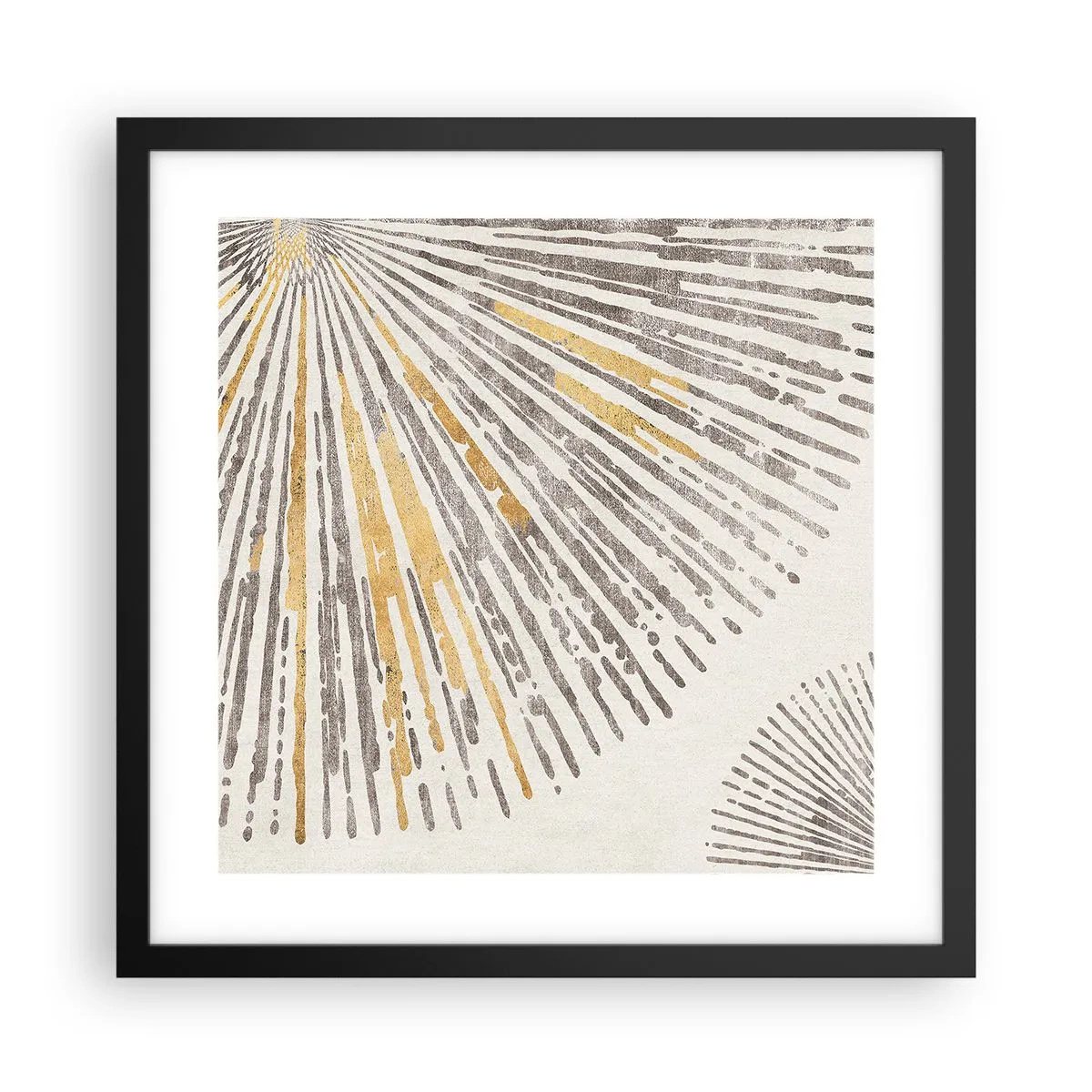 Plagát v čiernom ráme - Krása lúča - 40x40 cm