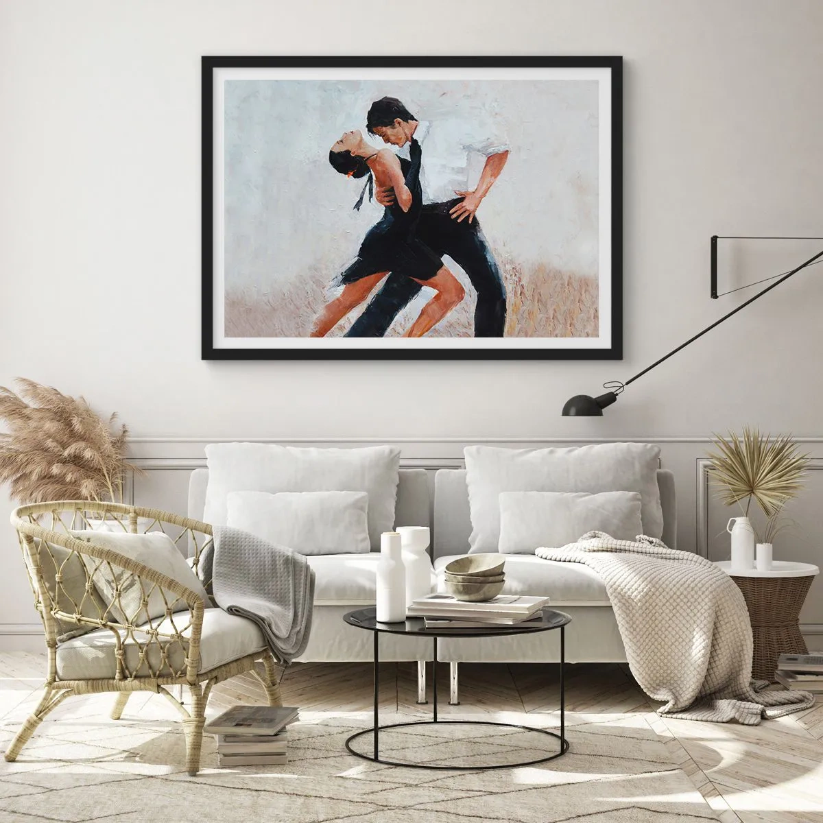 Plagát v čiernom ráme - Tango mojich túžob a snov - 50x40 cm