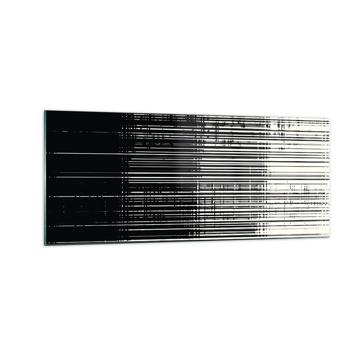 Obraz na skle - Vlny a vibrácie - 100x40 cm