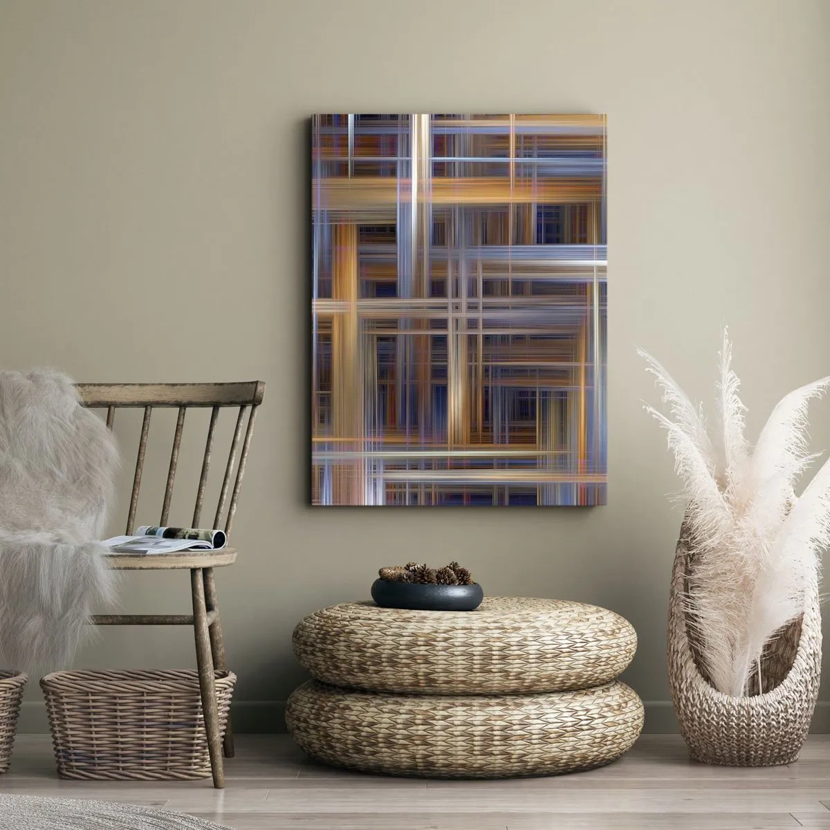 Obraz na plátne - Utkané zo svetla - 80x120 cm