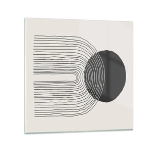 Obraz na skle - Chvenie a istota - 60x60 cm