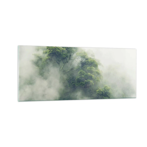 Obraz na skle - Zahalené hmlou - 100x40 cm