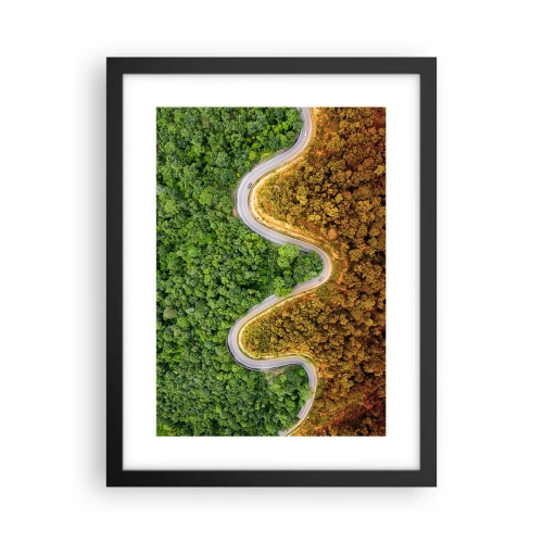 Plagát v čiernom ráme - Hranice a prelomy - 30x40 cm