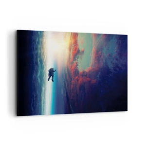 Obraz na plátne - Tvárou v tvár vesmíru - 120x80 cm