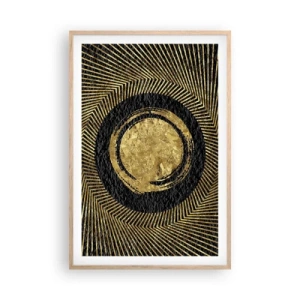 Plagát v ráme zo svetlého duba - Glamour - 61x91 cm