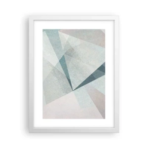 Plagát v bielom ráme - V kľude, ale dynamicky - 30x40 cm