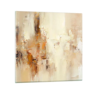 Obraz na skle - Duša jantáru - 40x40 cm