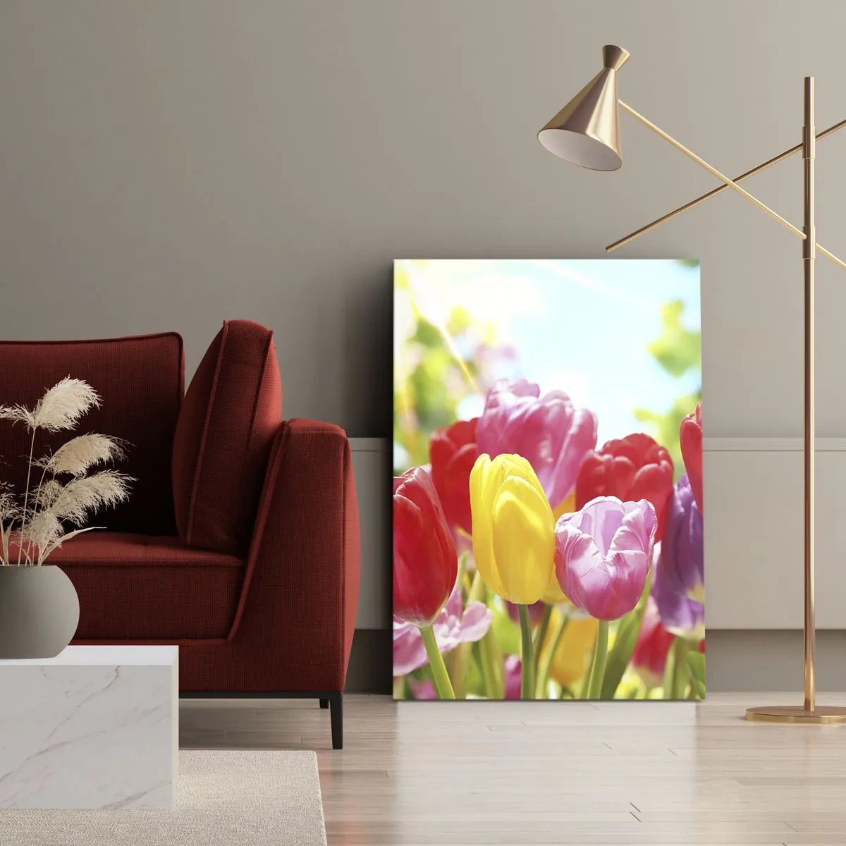 Obraz na plátne - To sme my, farby mája! - 50x70 cm